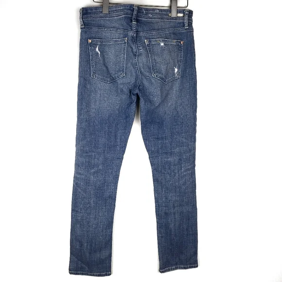 PILCRO &THE LETTERPRESS Distressed Hyphen Bootcut Whisked Jeans 28 - Picture 4 of 6